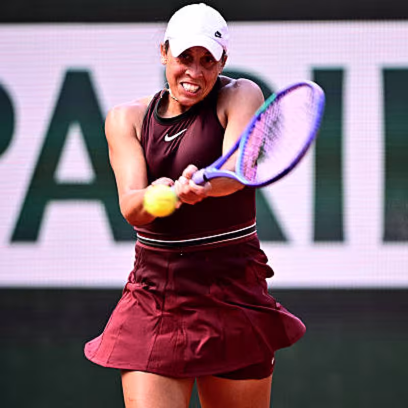 Madison Keys defeats Kenin at Roland Garros 2025. Photo: gettyimages