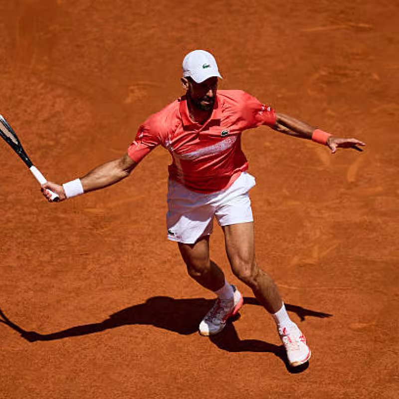 Novak Djokovic, draw in Geneva. Photo: gettyimages