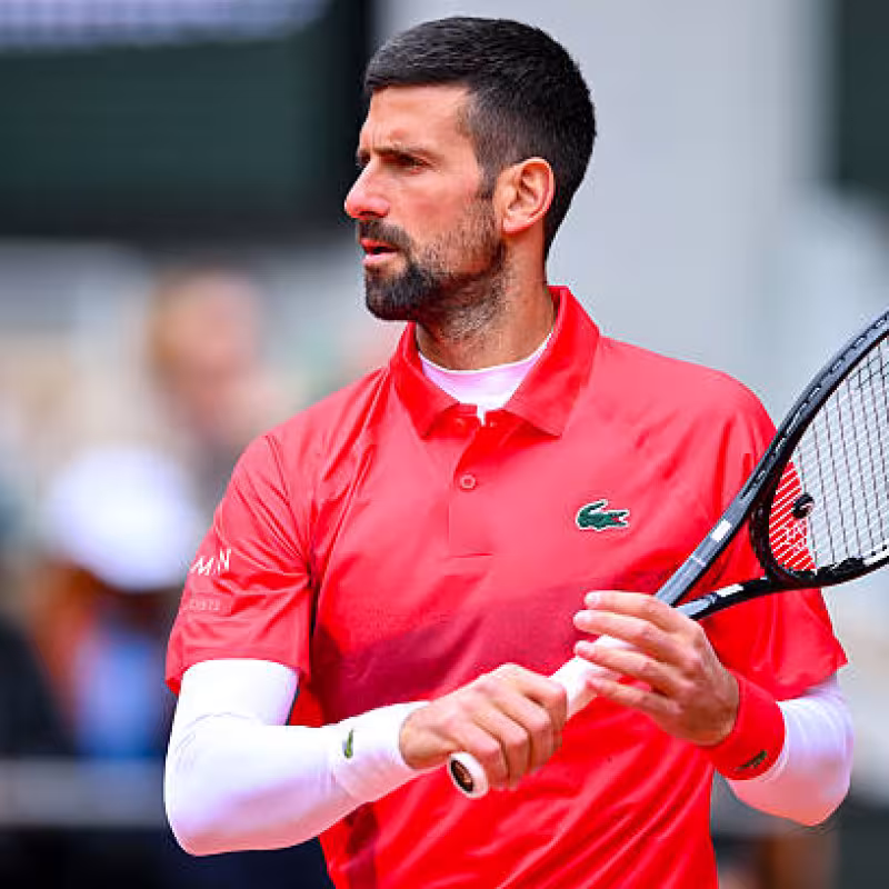 Novak Djokovic debuts with victory at Roland Garros 2025. Photo: Getty