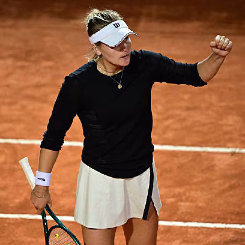 Peyton Stearns beats Svitolina in Rome. Photo: gettyimages