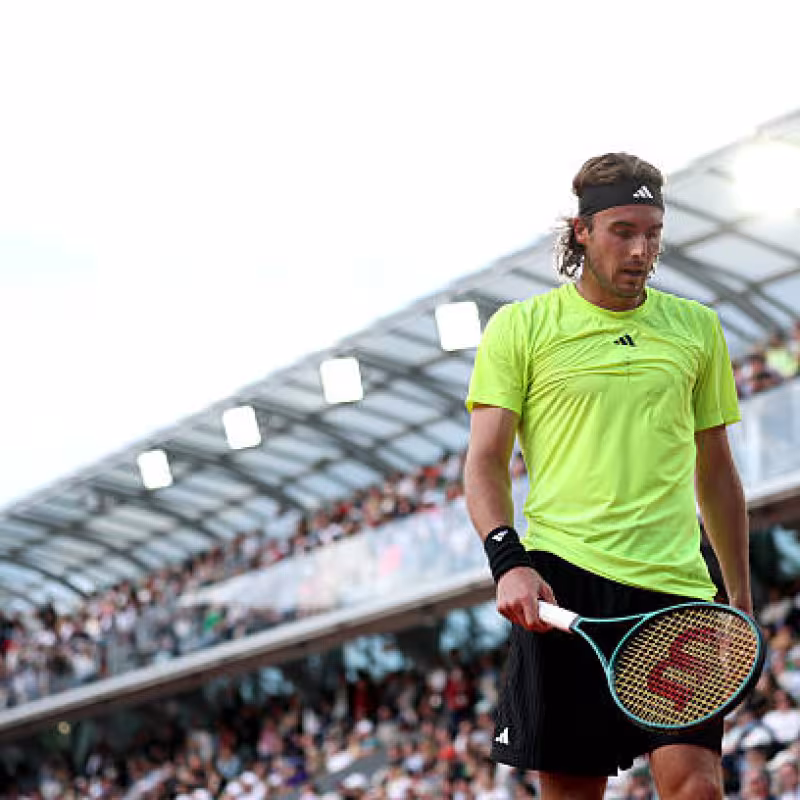 Setback for Tsitsipas against the world number 167 at Roland Garros. Photo: Getty