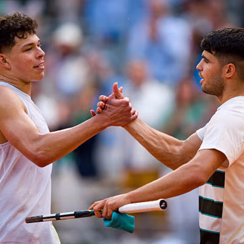 Alcaraz, regarding his sportsmanship gesture with Shelton: "I would have felt guilty if I hadn't said anything." Photo: Getty Images