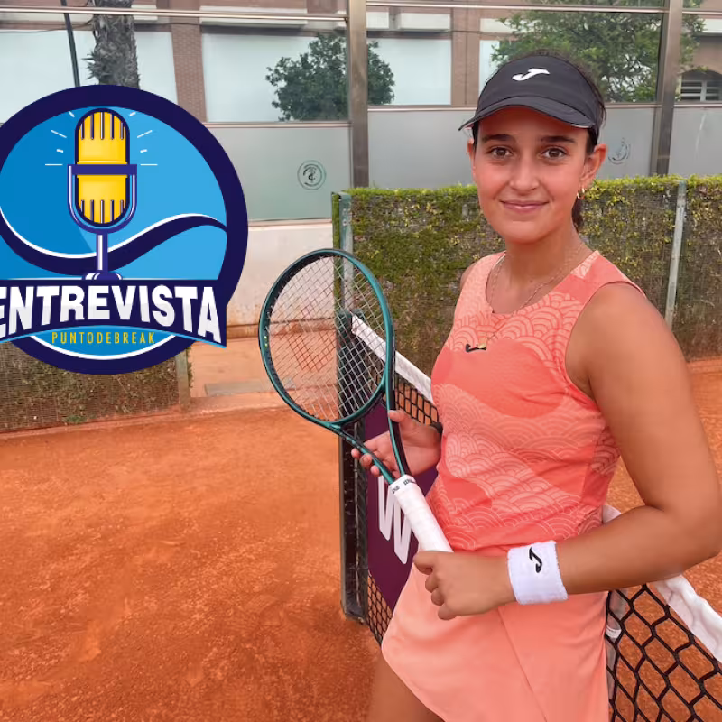 Leyre Romero in her interview with Fernando Murciego in Valencia. Source: Punto de Break.