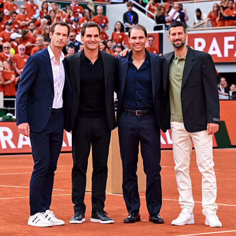 Murray and his comparison with Federer, Nadal, and Djokovic: "I was always the +1". Photo: Getty Images