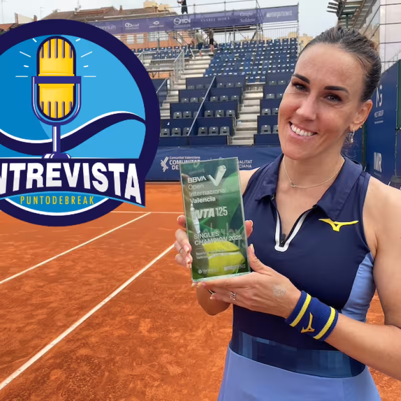 Interview of Nuria Párrizas with Fernando Murciego. Source: Break Point