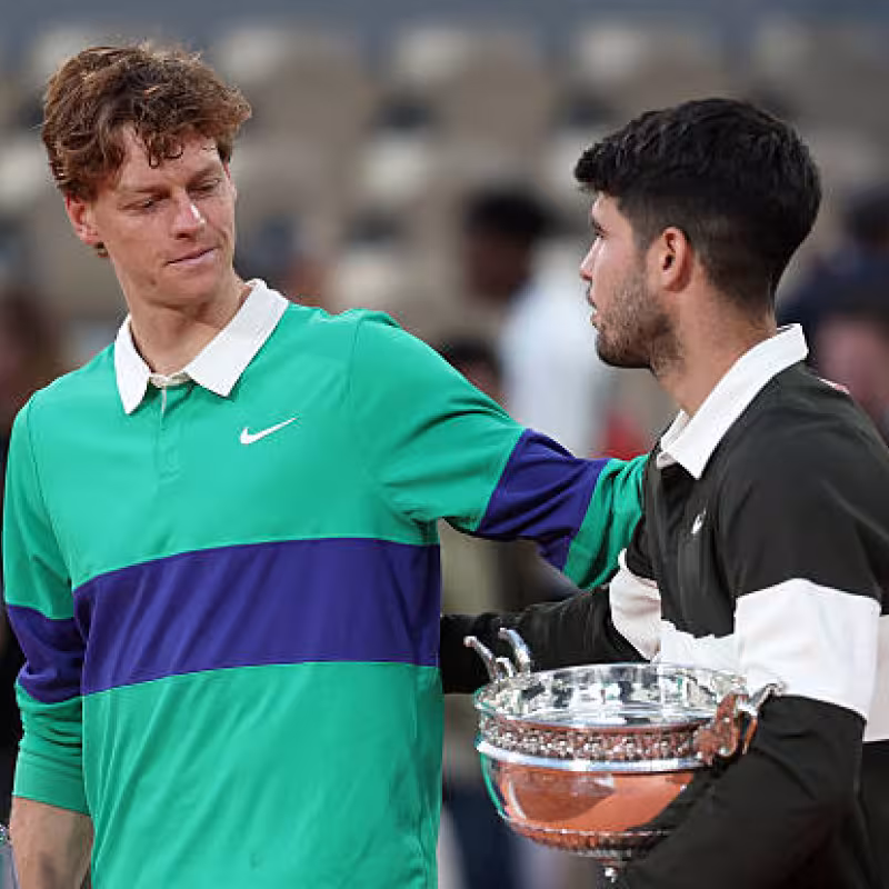 Roddick and the new era with Alcaraz and Sinner after the Big 3: "I wouldn't have bet on it, but I am very grateful". Photo: Getty Images
