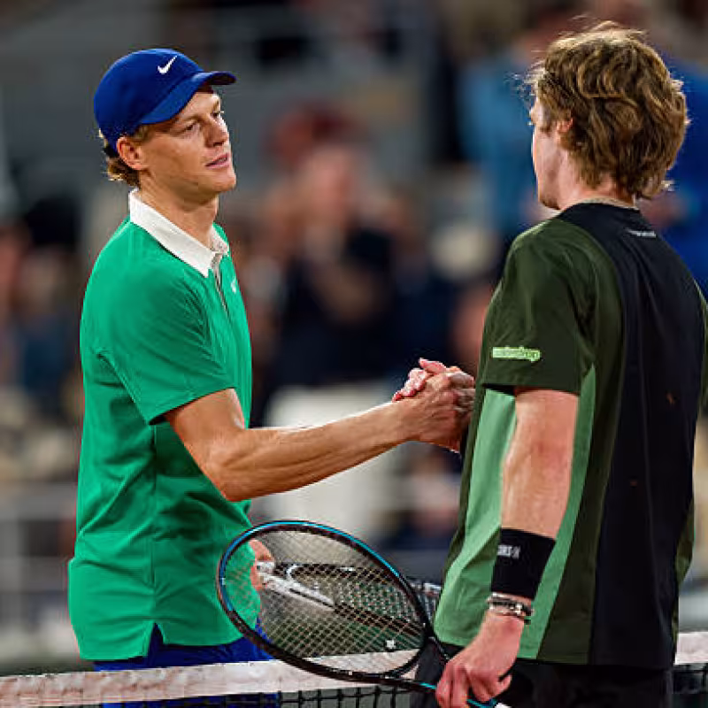 Rublev doesn't hesitate: "Of course Sinner is the favorite, he is the number one in the world." Photo: Getty Images