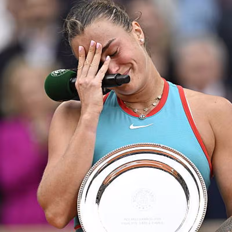 Sabalenka reveals her plans: "I have a flight reserved to Mykonos, alcohol, sugar." Photo: Getty
