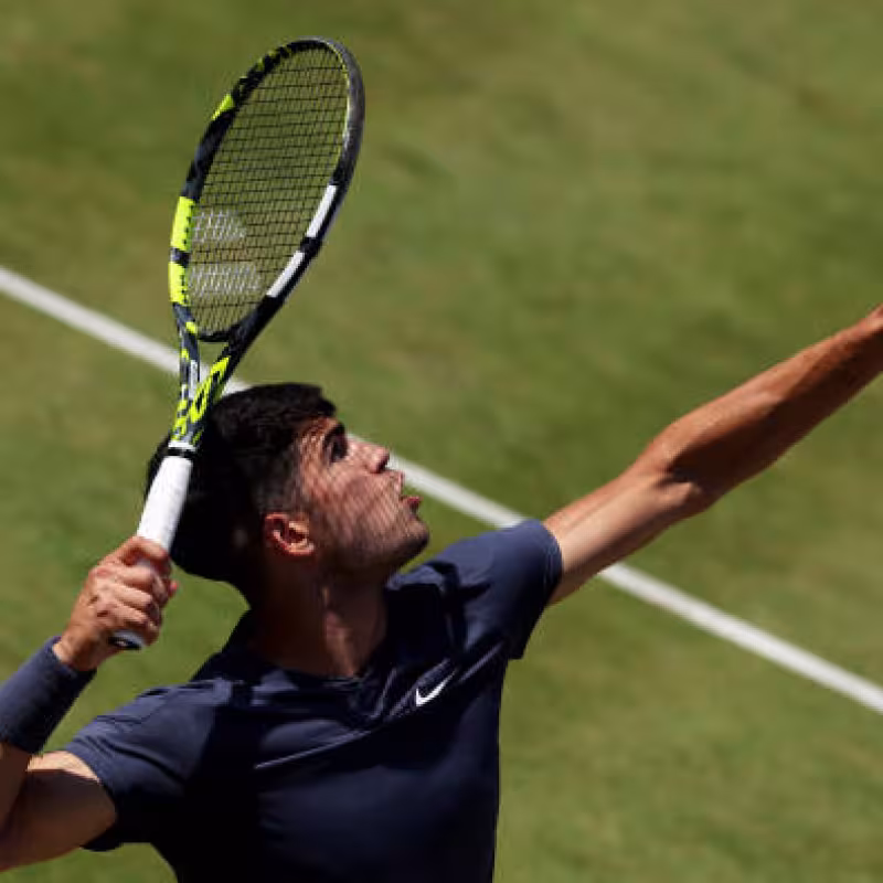 Carlos Alcaraz, schedule and timings at Queen's 2025. Photo: gettyimages
