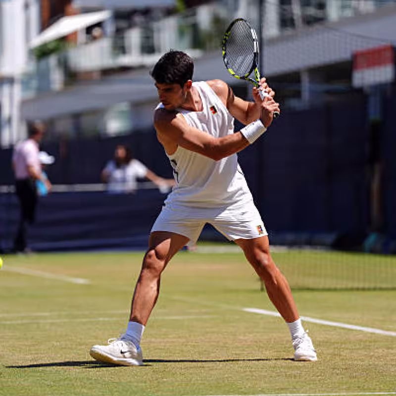 Thursday 19th of June Order of Play at ATP Queen's 2025: Alcaraz-Munar match in the third slot. Photo: Getty