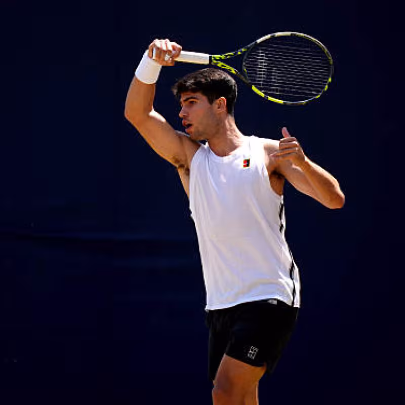 Carlos Alcaraz, Advantage over Sinner. Photo: gettyimages