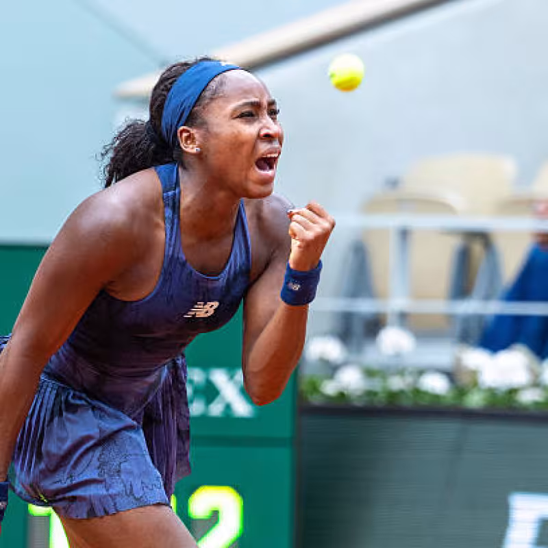 Gauff, on Fonseca: "Everything will come with experience and time, he has the talent." Photo: Getty