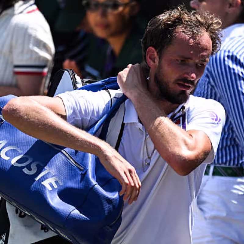 Medvedev, a Wizard: "Why not play like this every day, win millions, and be rich?" Photo: Getty