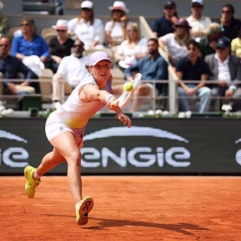 Swiatek and the incredible fact in which she already equals Serena Williams. Photo: Getty