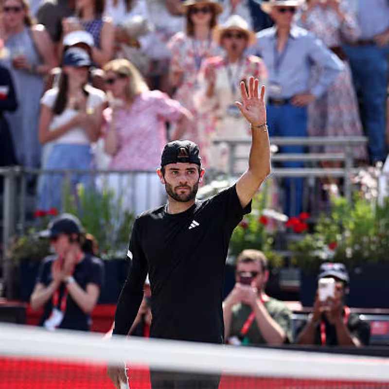 Jacob Fearnley, terror of French tennis. Photo: gettyimages