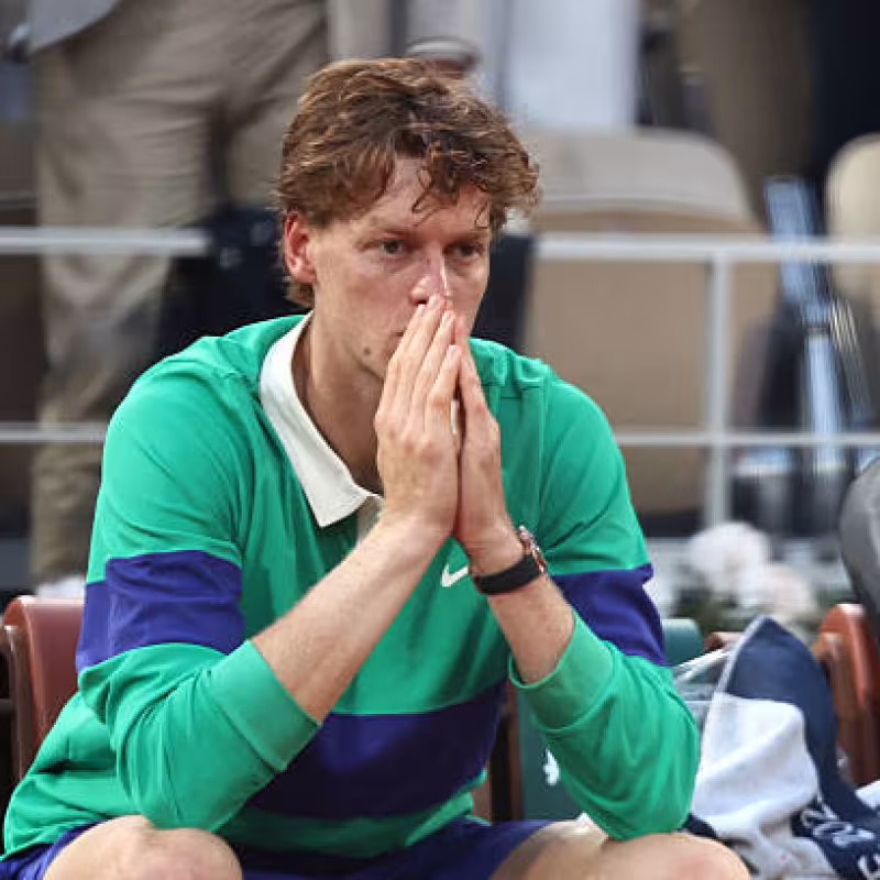 The bitter fact with which Sinner leaves Roland Garros 2025. Photo: Getty