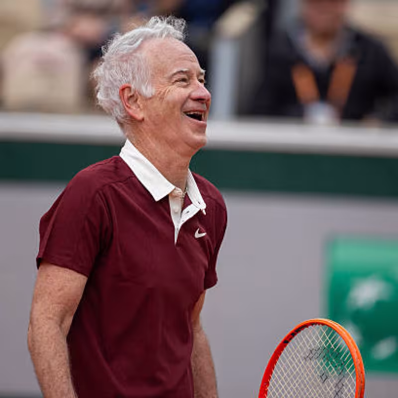 John McEnroe talks about the future of tennis. Photo: gettyimages