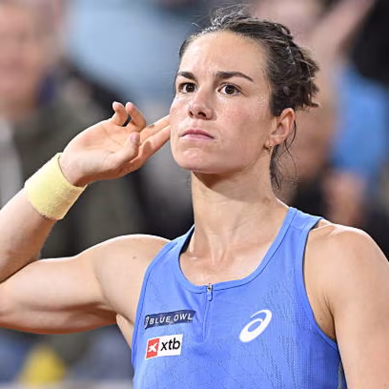 Lois Boisson defeats Andreeva at Roland Garros 2025. Photo: gettyimages
