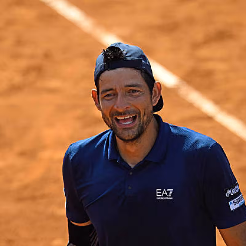 Marcelo Arévalo defends the doubles. Photo: gettyimages