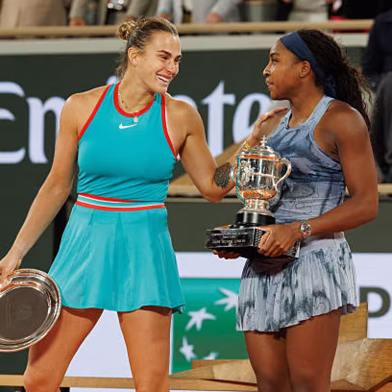 Sabalenka clarifies words in front of Gauff. Photo: gettyimages