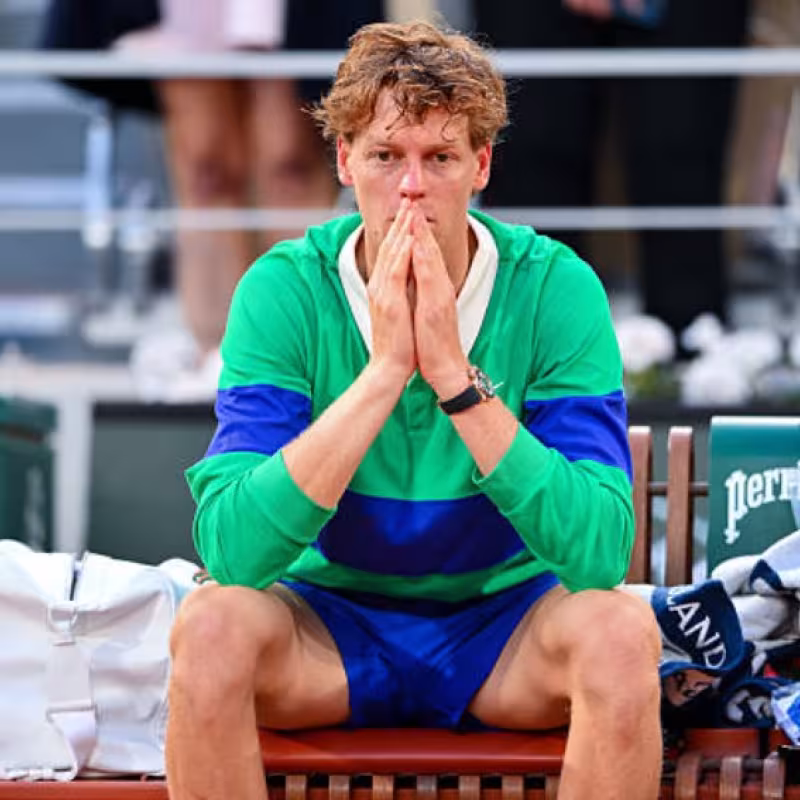 Jannik Sinner at Roland Garros 2025. Photo: Getty