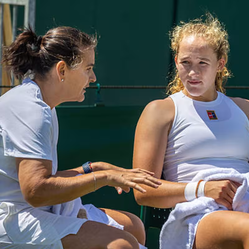 Andreeva and the importance of Conchita's help to get out of the slump: "She has restored my confidence". Photo: Getty Images