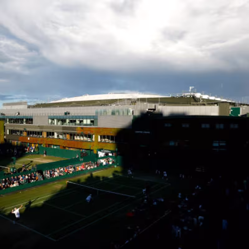 These are the matches suspended this Wednesday at Wimbledon due to lack of light. Photo: Getty Images