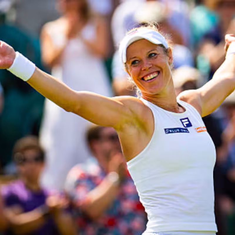 Laura Siegemund's secret to succeeding at Wimbledon. Source: Getty.