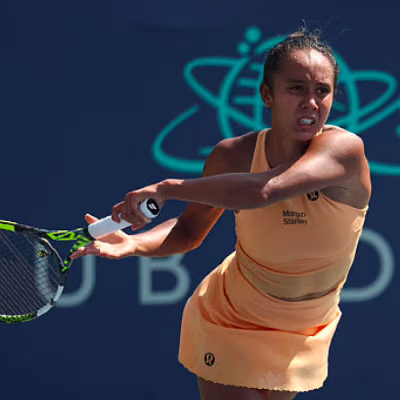 Leylah Fernandez shines in Washington. Source: Getty