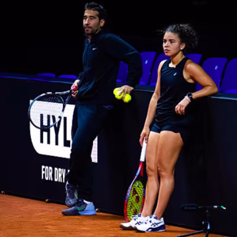 Jasmine Paolini and Marc López stop working together. Source: Getty
