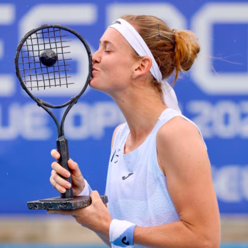 Marie Bouzkova, champion in Prague 2025. Source: WTA