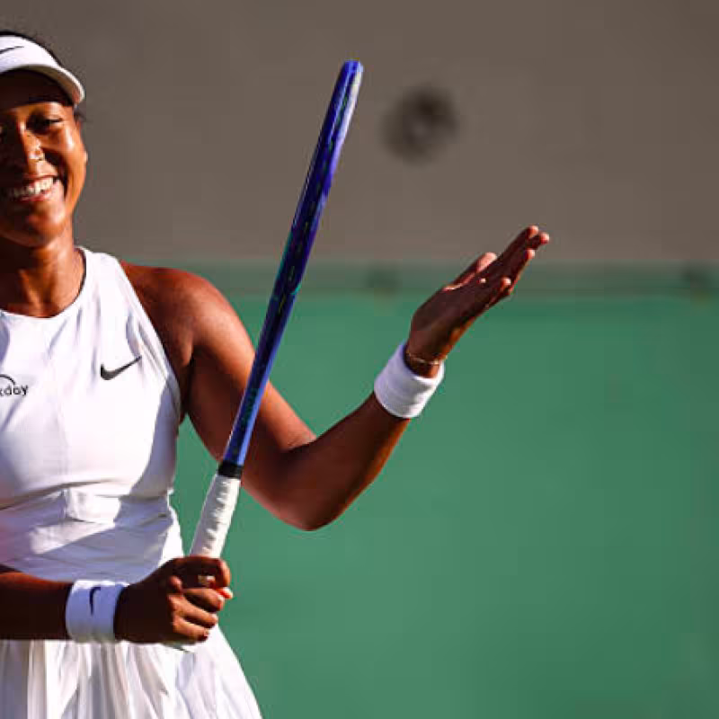Naomi Osaka advised Alexander Zverev at Wimbledon. Source: Getty