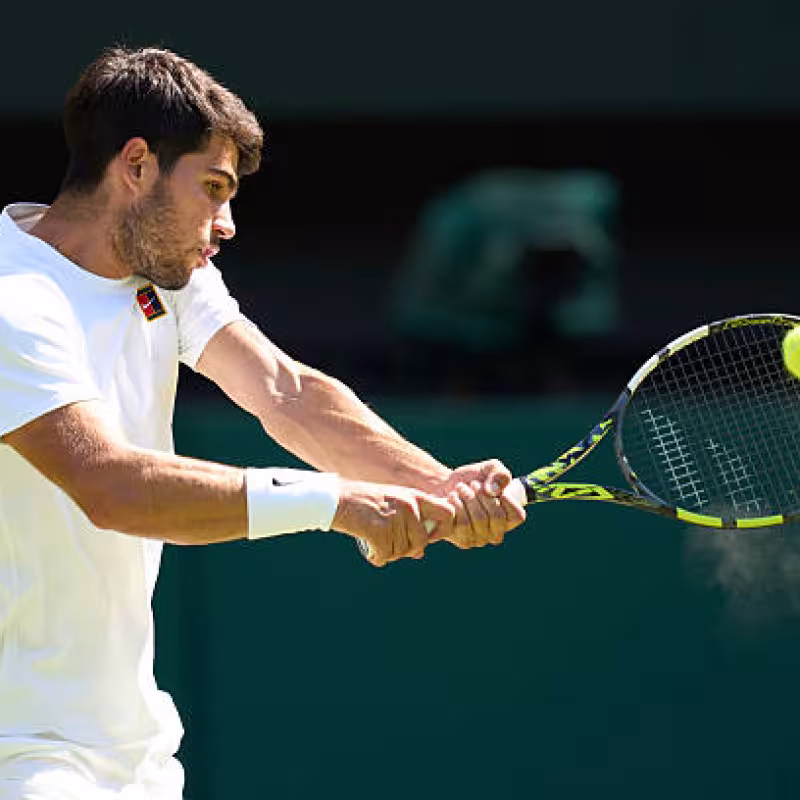 Alcaraz's winning streak among the top ten longest in tennis history. Photo: Gettyimages.