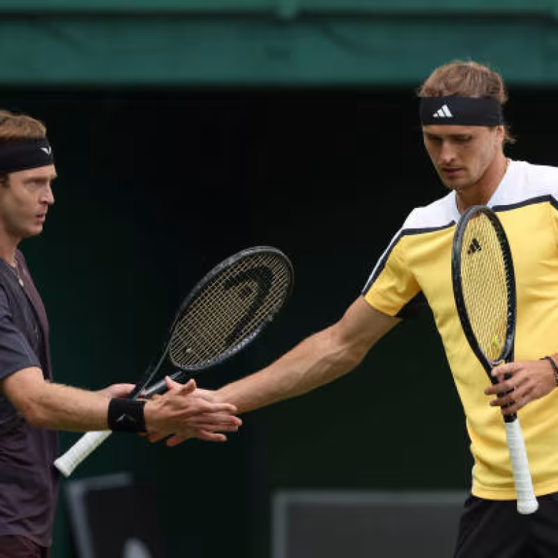 Rublev on Zverev's depression: "He loves tennis, but it has nothing to do with the results." Photo: Getty Images
