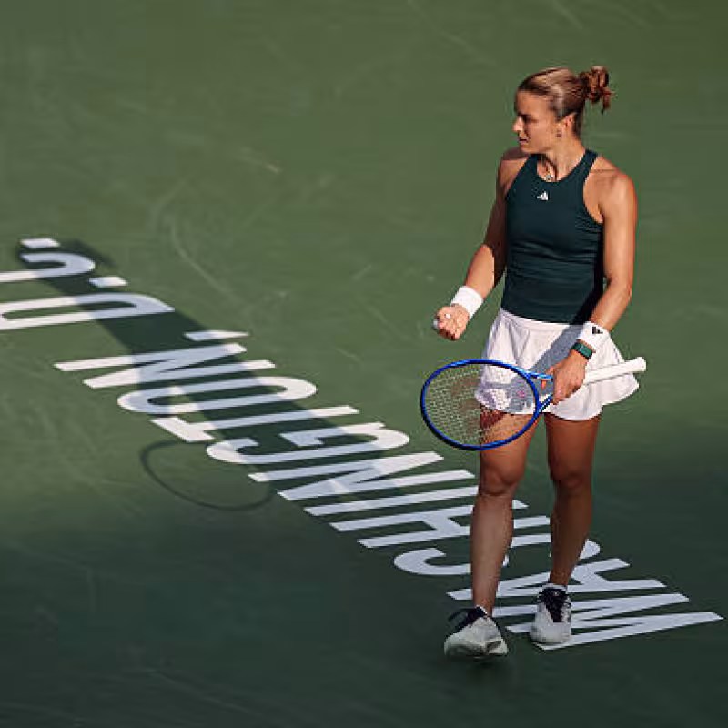 Sakkari: "I knew that at some point I was going to start getting better." Photo: Getty Images