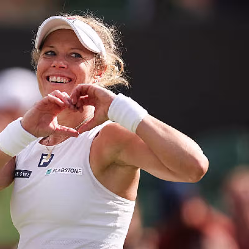 Siegemund becomes the oldest tennis player to reach the Wimbledon quarterfinals. Photo: Getty Images