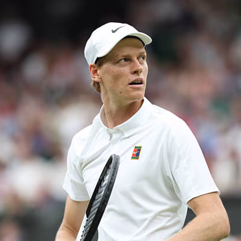 "Sinner surpasses Federer in a stat that confirms his dominance in this Wimbledon." Photo: Getty Images.