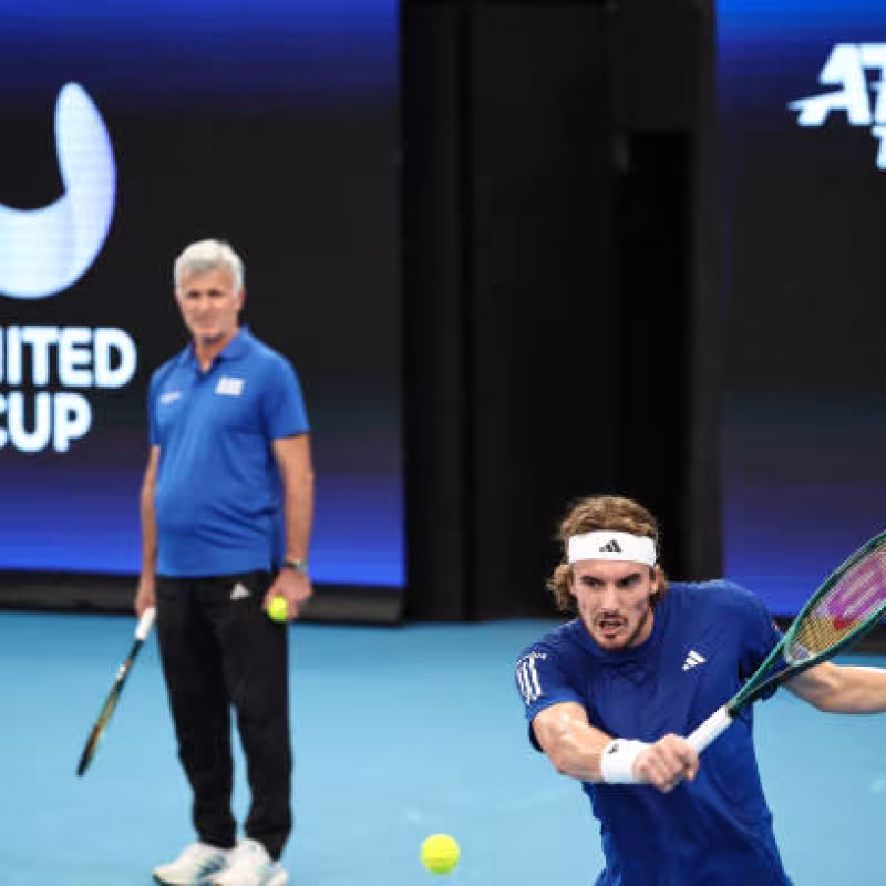 Tsitsipas, on his new partnership with his father: "I want us to be smarter and more honest". Photo: Gettyimages