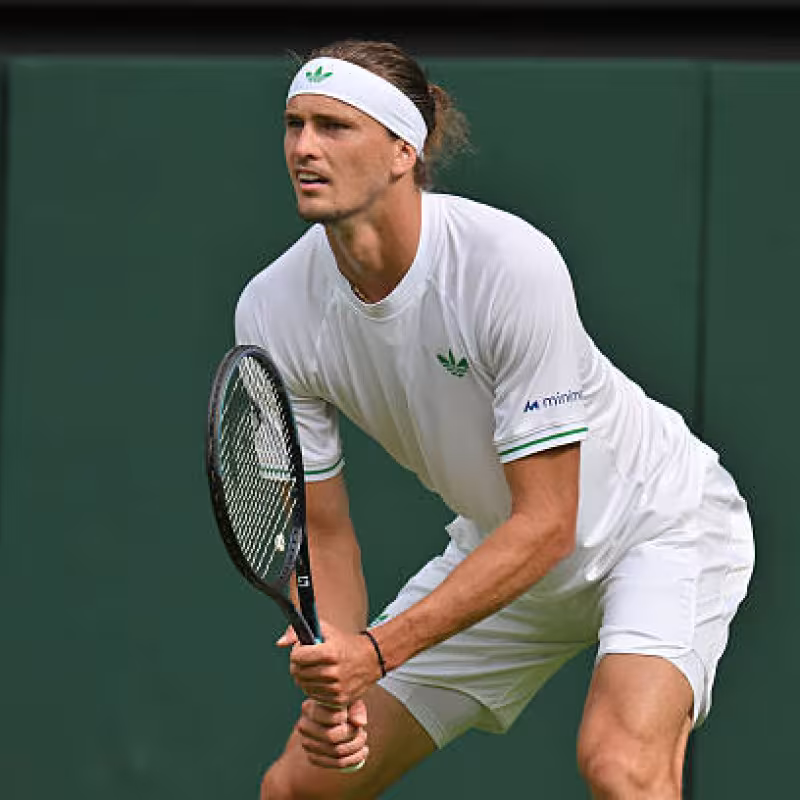 Alexander Zverev and his position regarding Alcaraz and Sinner. Photo: Getty