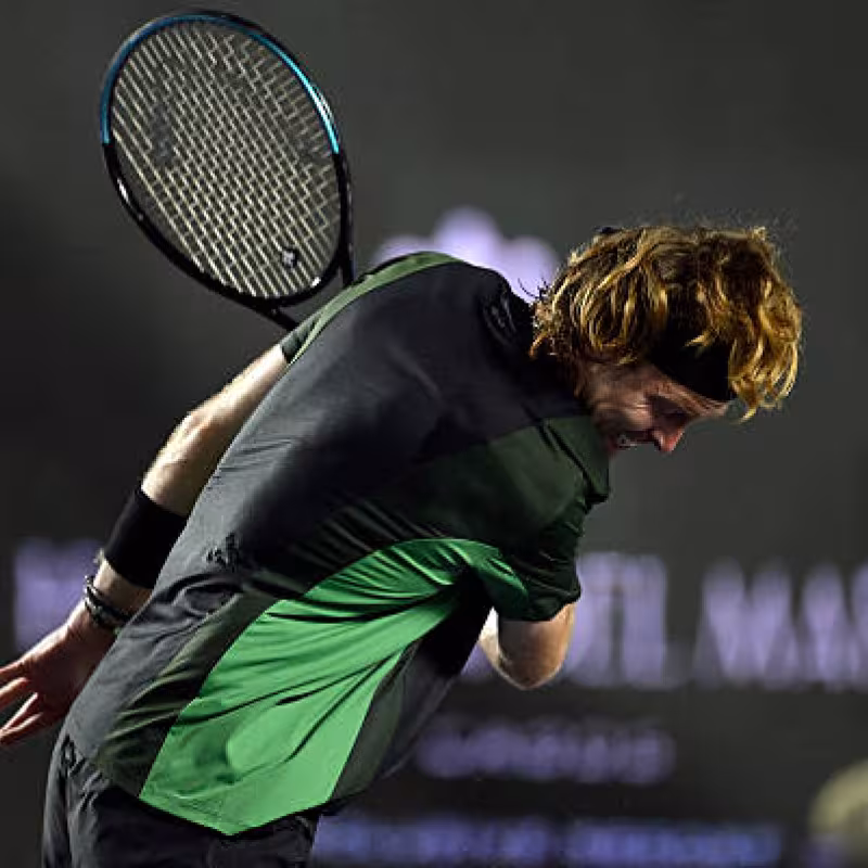 Andrey Rublev loses in Washington. Photo: gettyimages