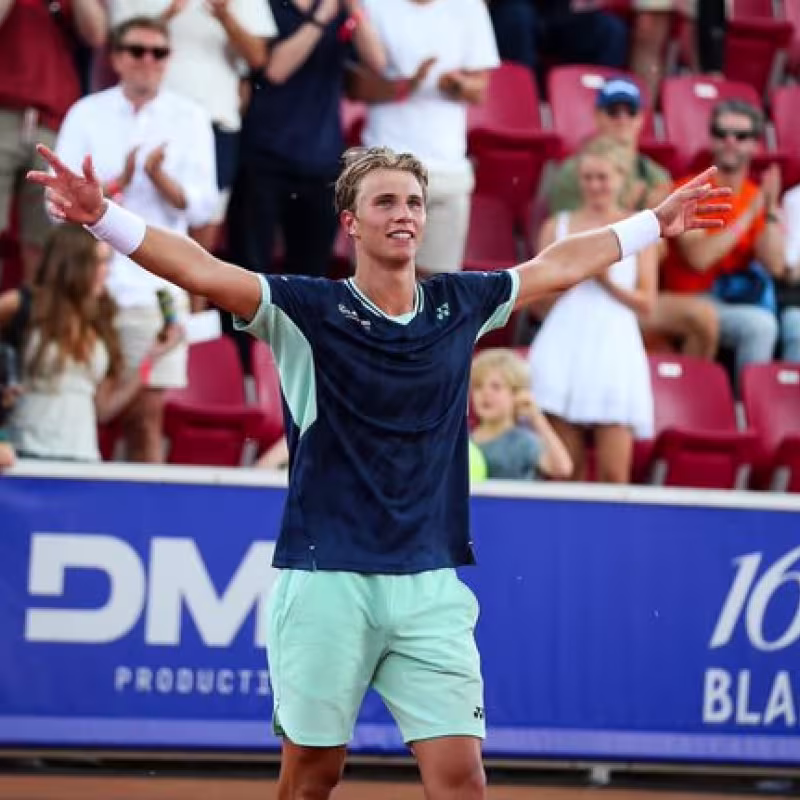 Nicolai Budkov-Kjaer Makes Debut in ATP Top 200 Ranking. Photo: gettyimages