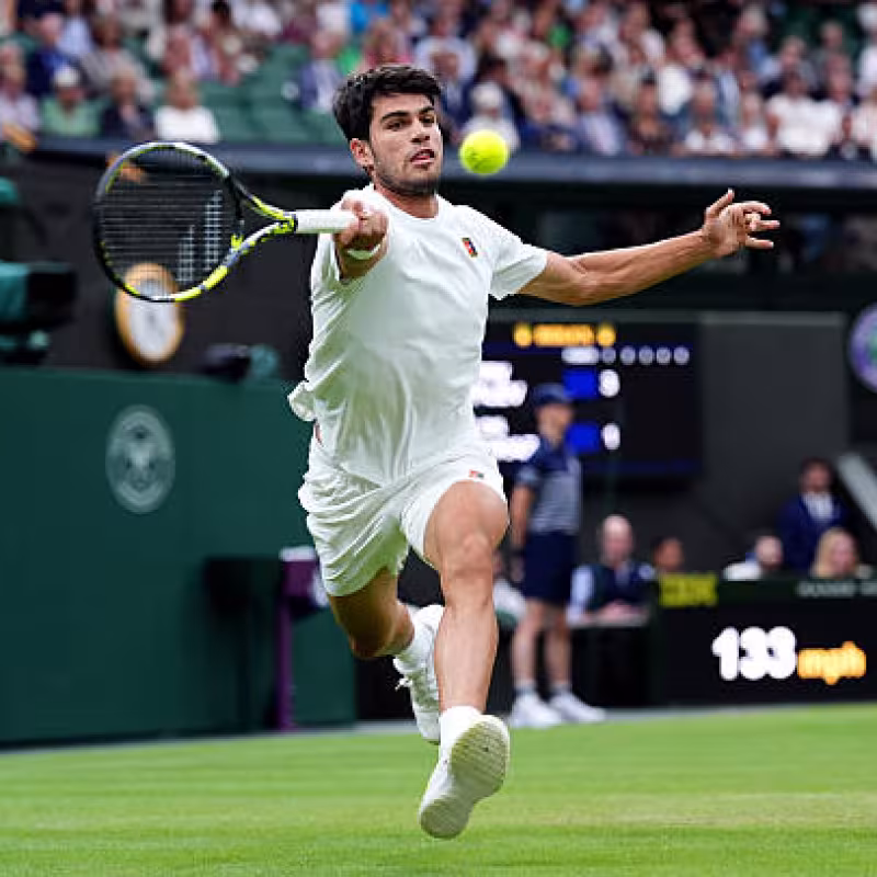 Carlos Alcaraz, Wimbledon 2025 quarterfinals match schedule. Photo: gettyimages