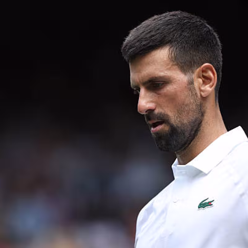 Novak Djokovic and a deep reflection on tennis. Source: Getty.