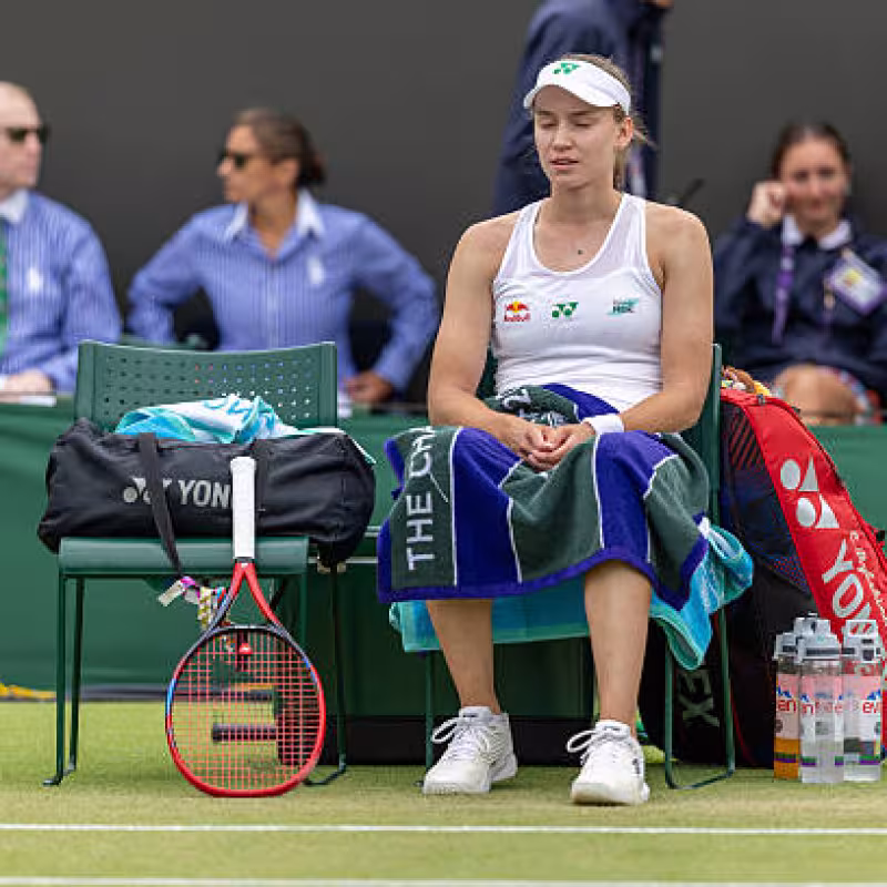 Elena Rybakina, complaints at Wimbledon 2025. Photo: gettyimages