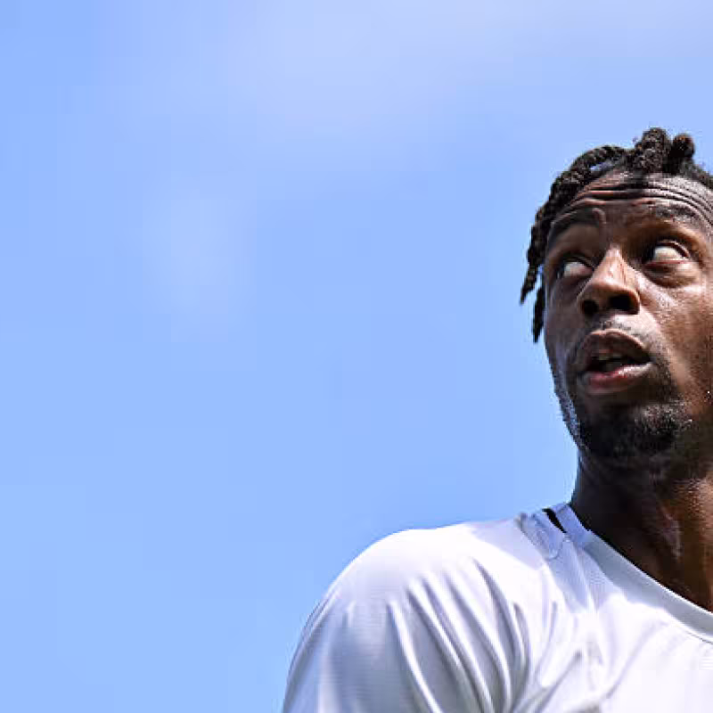 Gael Monfils, reflection after defeat. Photo: gettyimages