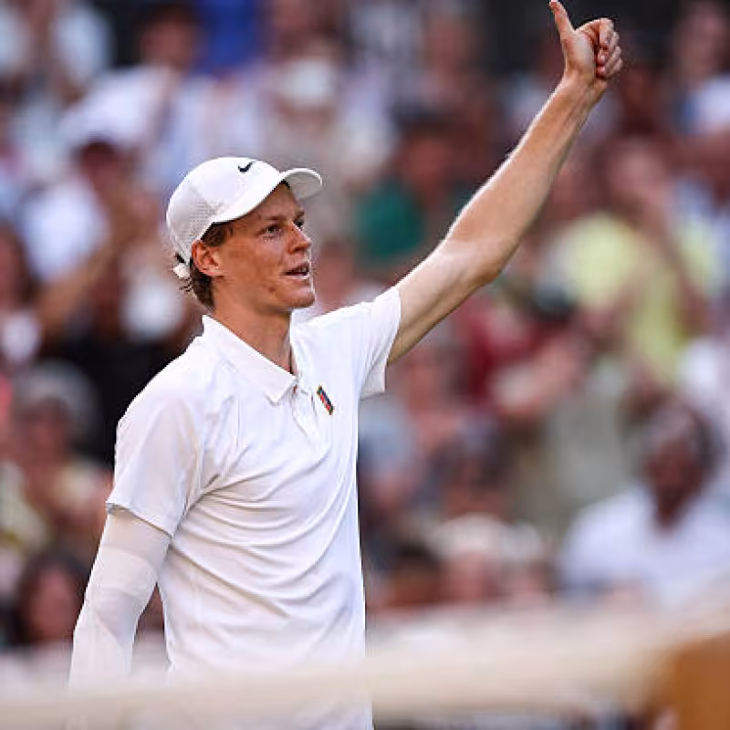 Jannik Sinner, four consecutive Grand Slam finals. Photo: gettyimages