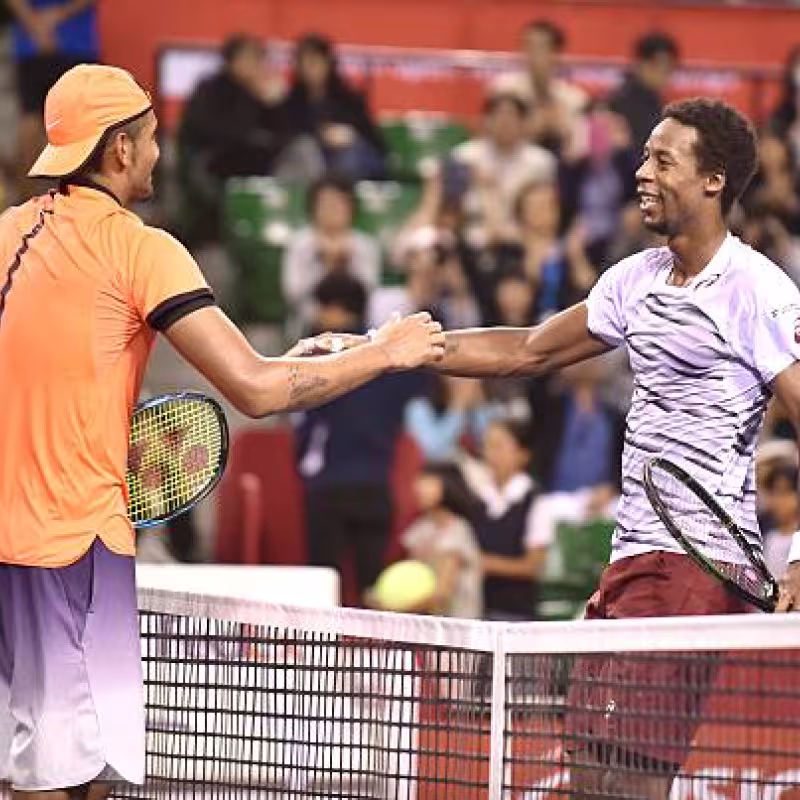 Kyrgios and Monfils will play together in Washington. Photo: gettyimages