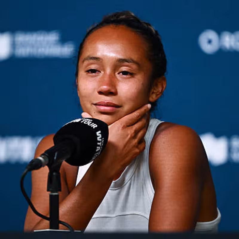 Leylah Fernandez, upset with the WTA Montreal: "I received many promises". Photo: Getty