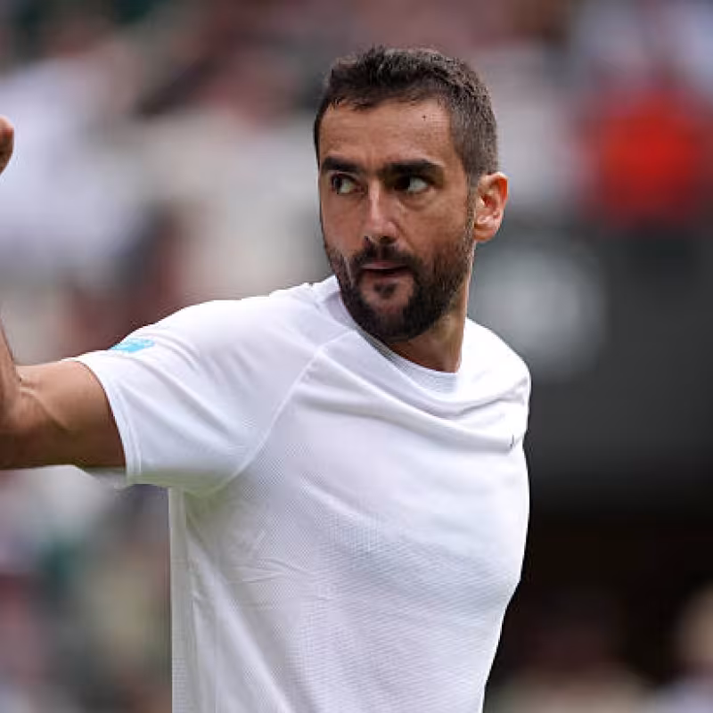 Marin Cilic, Confidence at Wimbledon 2025. Photo: Getty Images