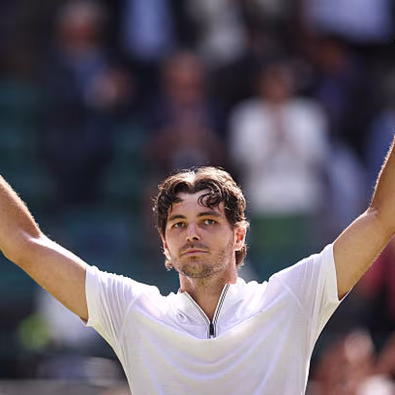Taylor Fritz, semifinalist at Wimbledon 2025. Photo: gettyimages